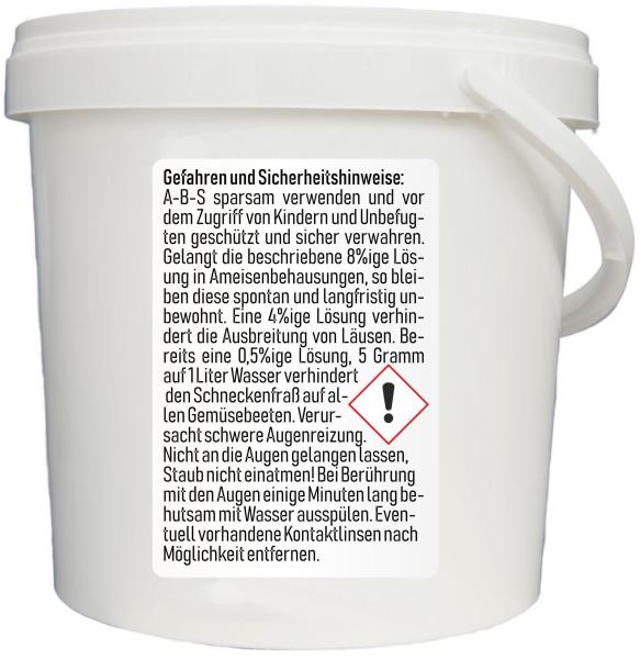 Algin-Borax-Soda ABS - 5 Liter - Ameisen Schnecken Milben Schimmel